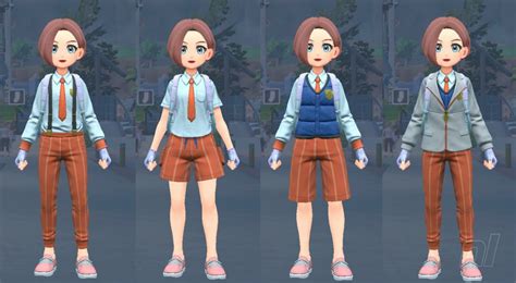 pokemon scarlet and violet all clothing